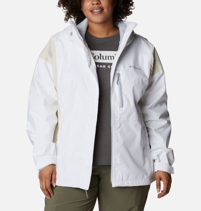 Women's Columbia Hikebound Jackets White | Plus Size CA-N4851